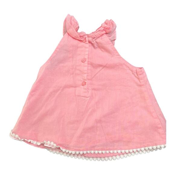 Janie and Jack Lot Of 3 Size 6-12 Months Summer Dresses/Tops Pink EUC - Picture 14 of 15